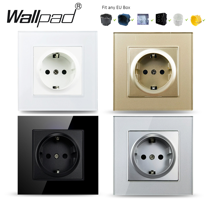Wallpad 16A EU Socket White /  - Power Strip Flat のレビューと価格
