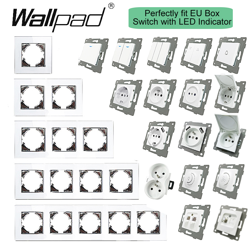 Wallpad 16A EU Socket White /  - Power Strip Flat のレビューと価格