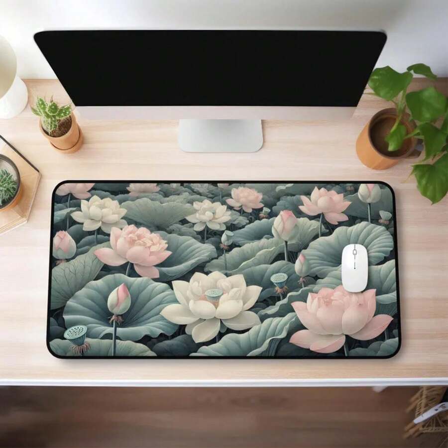 Large Lotus Flower Desk Mat No - Desk Setup Inspiration のレビューと価格