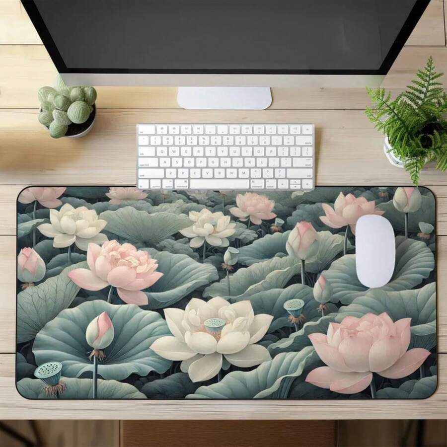 Large Lotus Flower Desk Mat No - Desk Setup Inspiration のレビューと価格