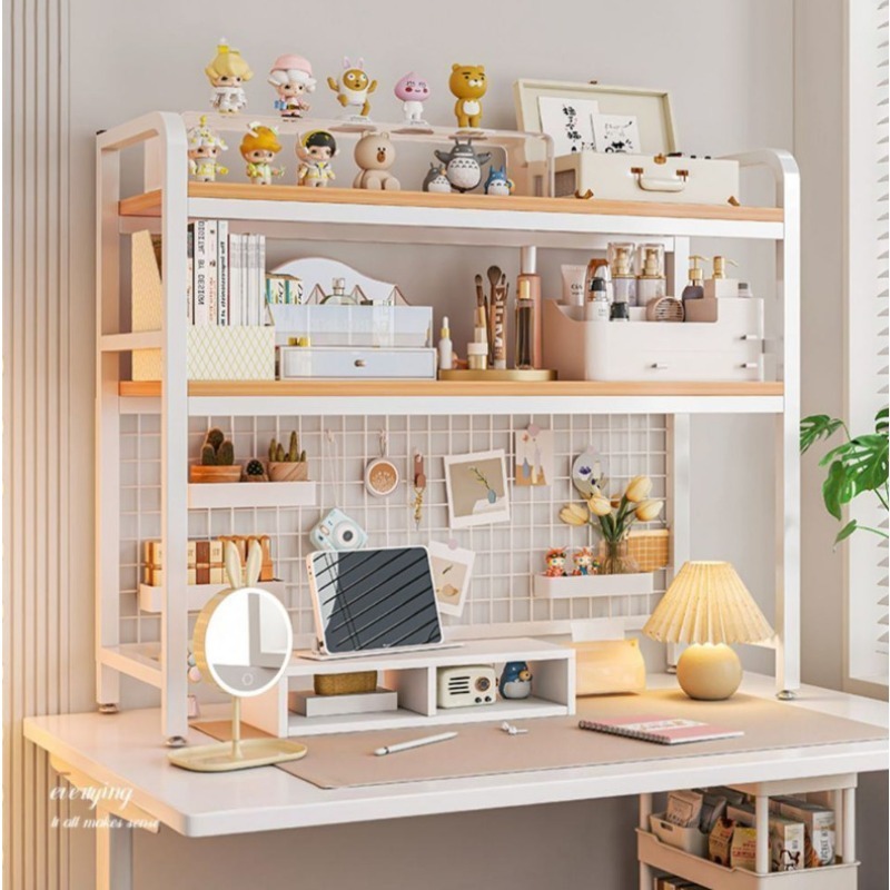 Grid Shelf Desktop Shelf Desk  - Desk Setup Productivity のレビューと価格