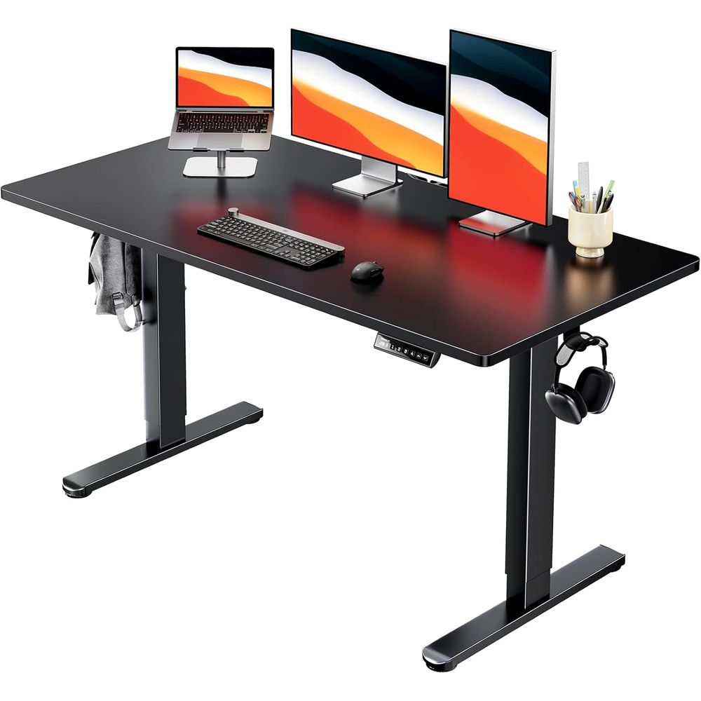 Electric Standing Desk, Whole  - Desk Setup With Laptop のレビューと価格