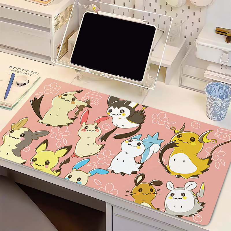 Natural Rubber Mouse Pad Pokem - Desk Setup Mat のレビューと価格