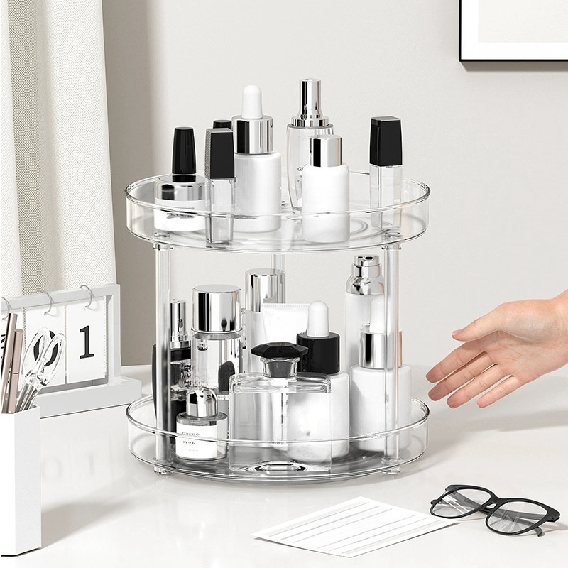 1pc rotating cosmetics storage - Desk Setup Productivity のレビューと価格
