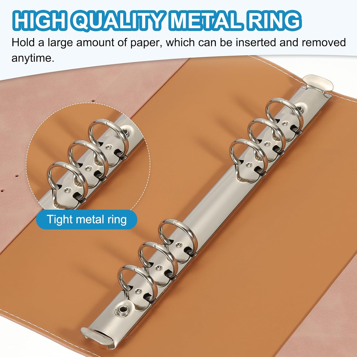 A5 Soft PU Leather Notebook Bi - Ring Binder Box のレビューと価格