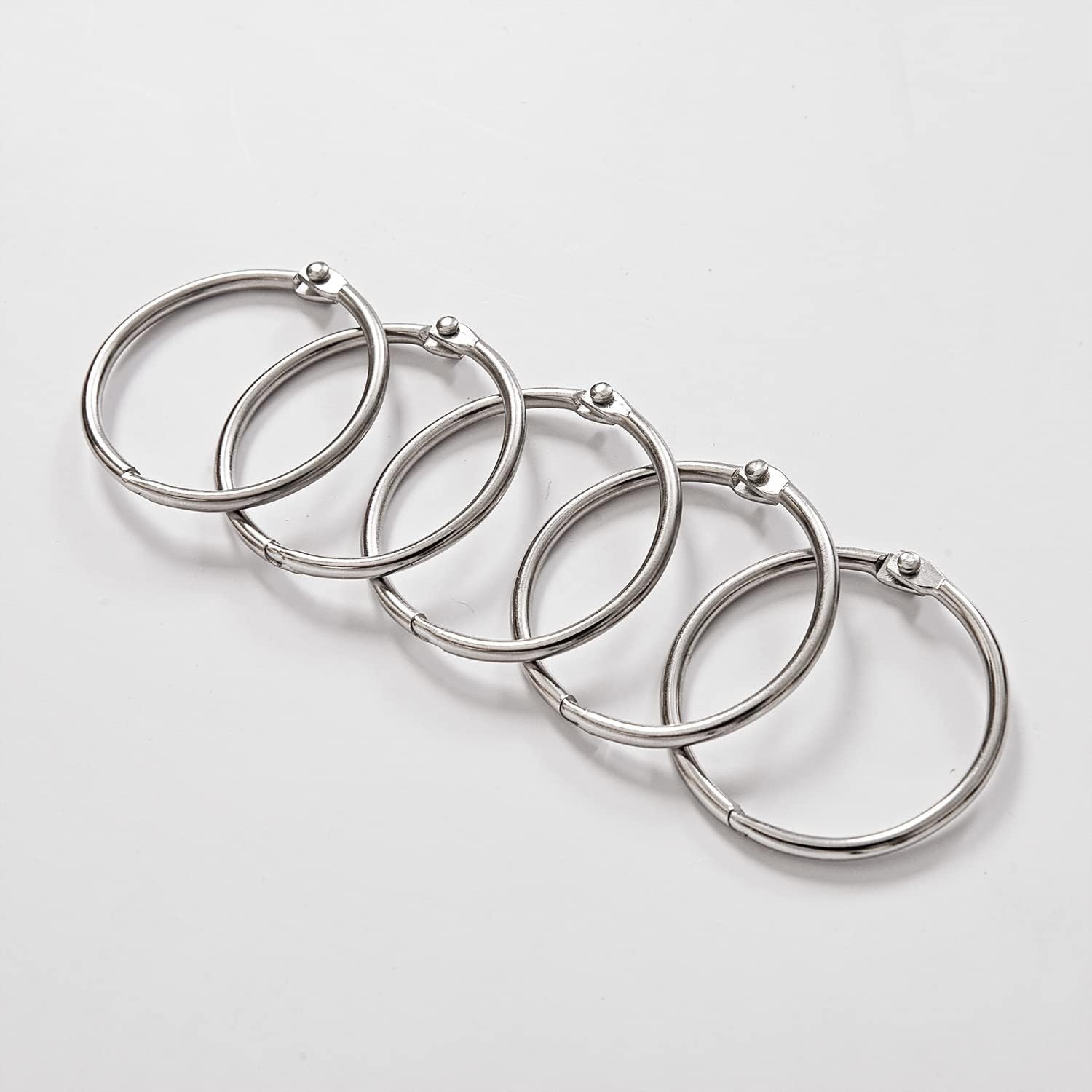 24 Pack Shower Curtain Rings,R - Ring Binder Box のレビューと価格