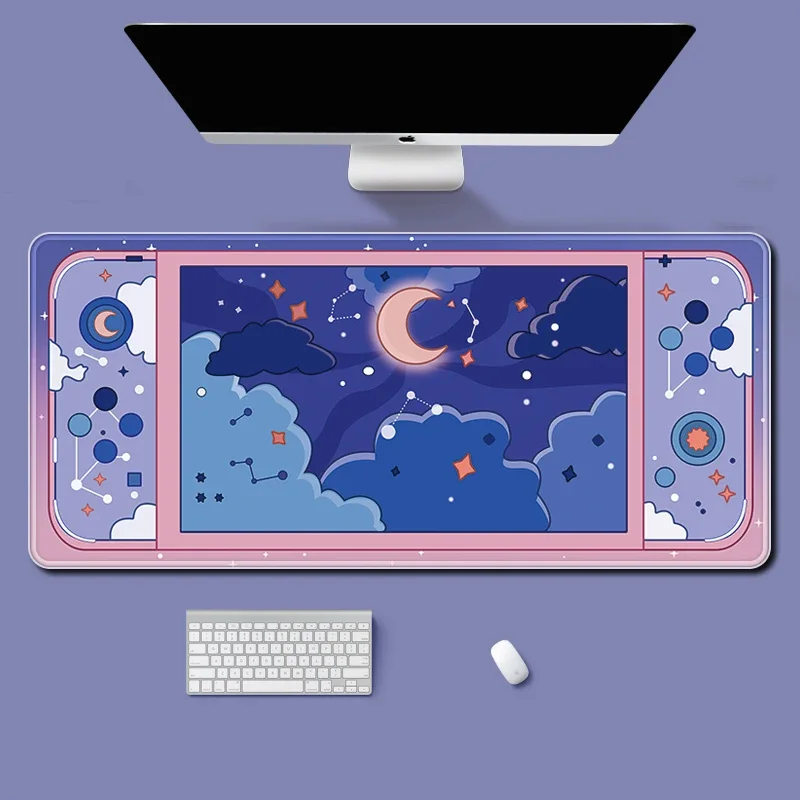 Moon and Stars Large Desk Mat  - Desk Setup Accessories Aesthetic のレビューと価格