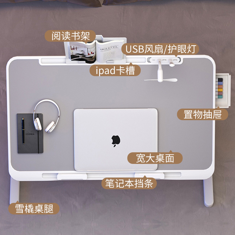 Over Bed Table Desk Tables for - Desk Setup With Laptop のレビューと価格