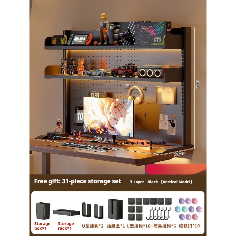 Clamp on Desk Shelf with Pegbo - Desk Setup Productivity のレビューと価格