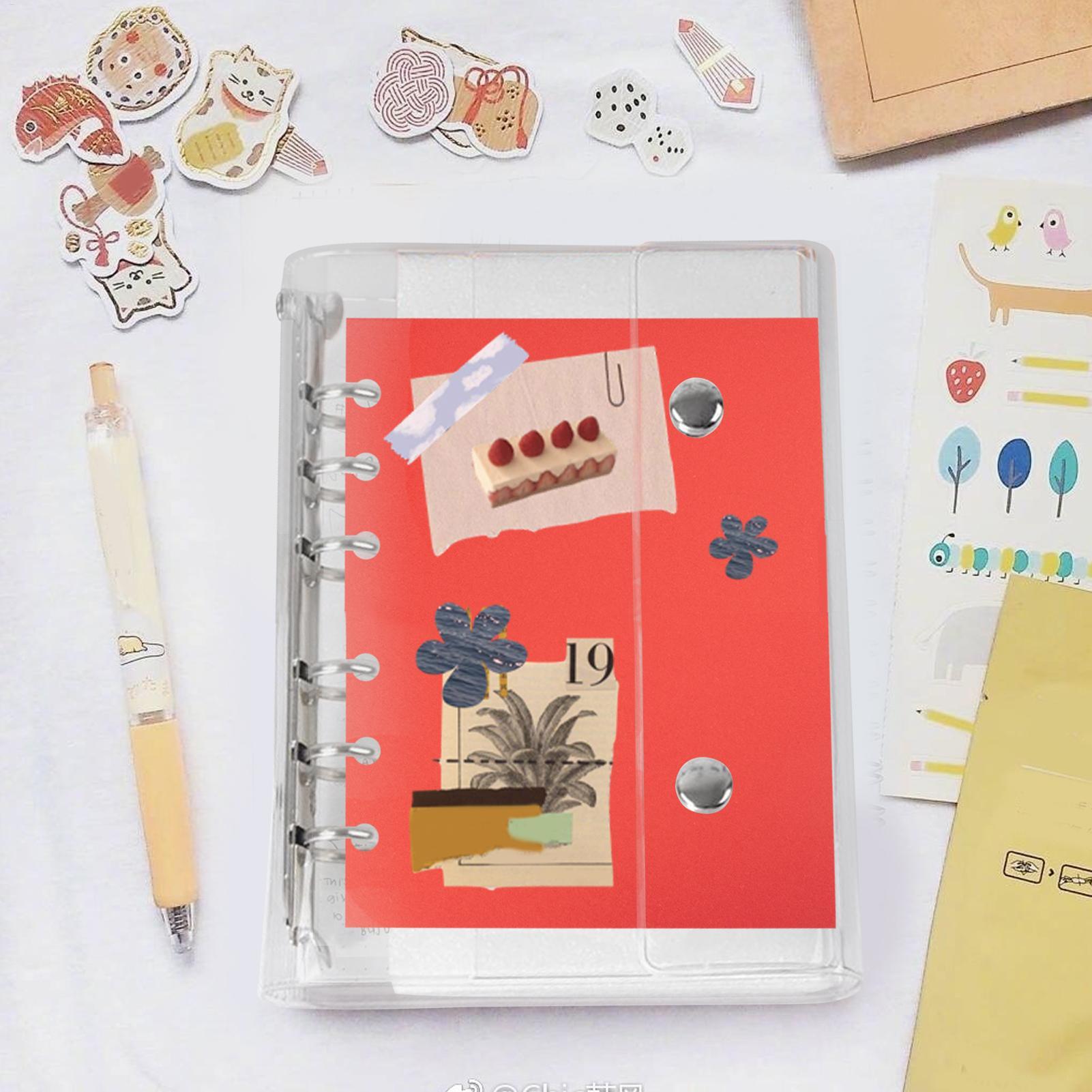 Clear Binder Covers A6/A7 6-Ri - Ring Binder Box のレビューと価格