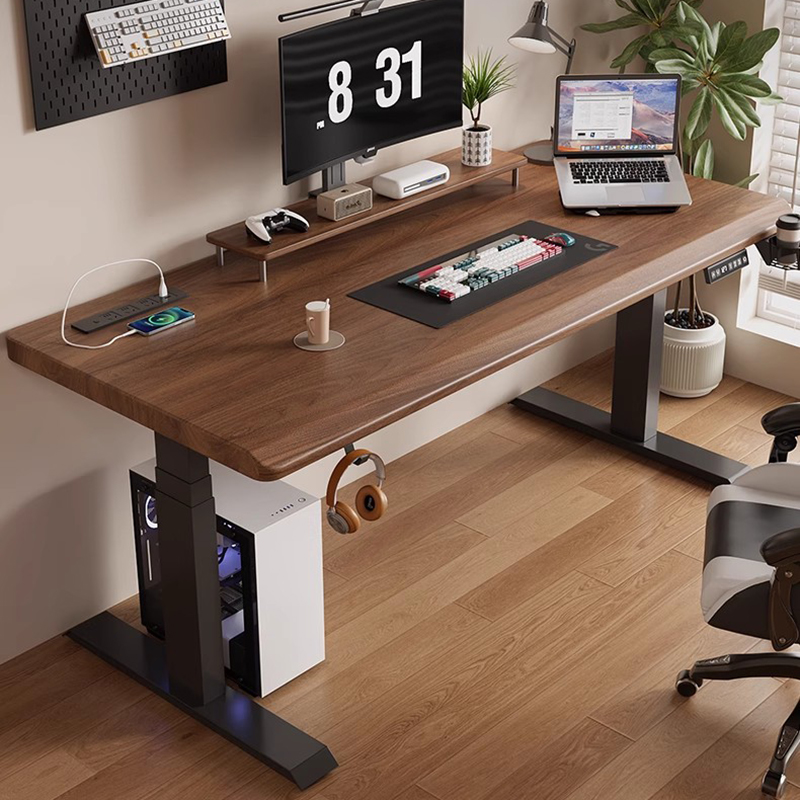 Adjustable Height Desk Office  - Desk Setup Oak のレビューと価格