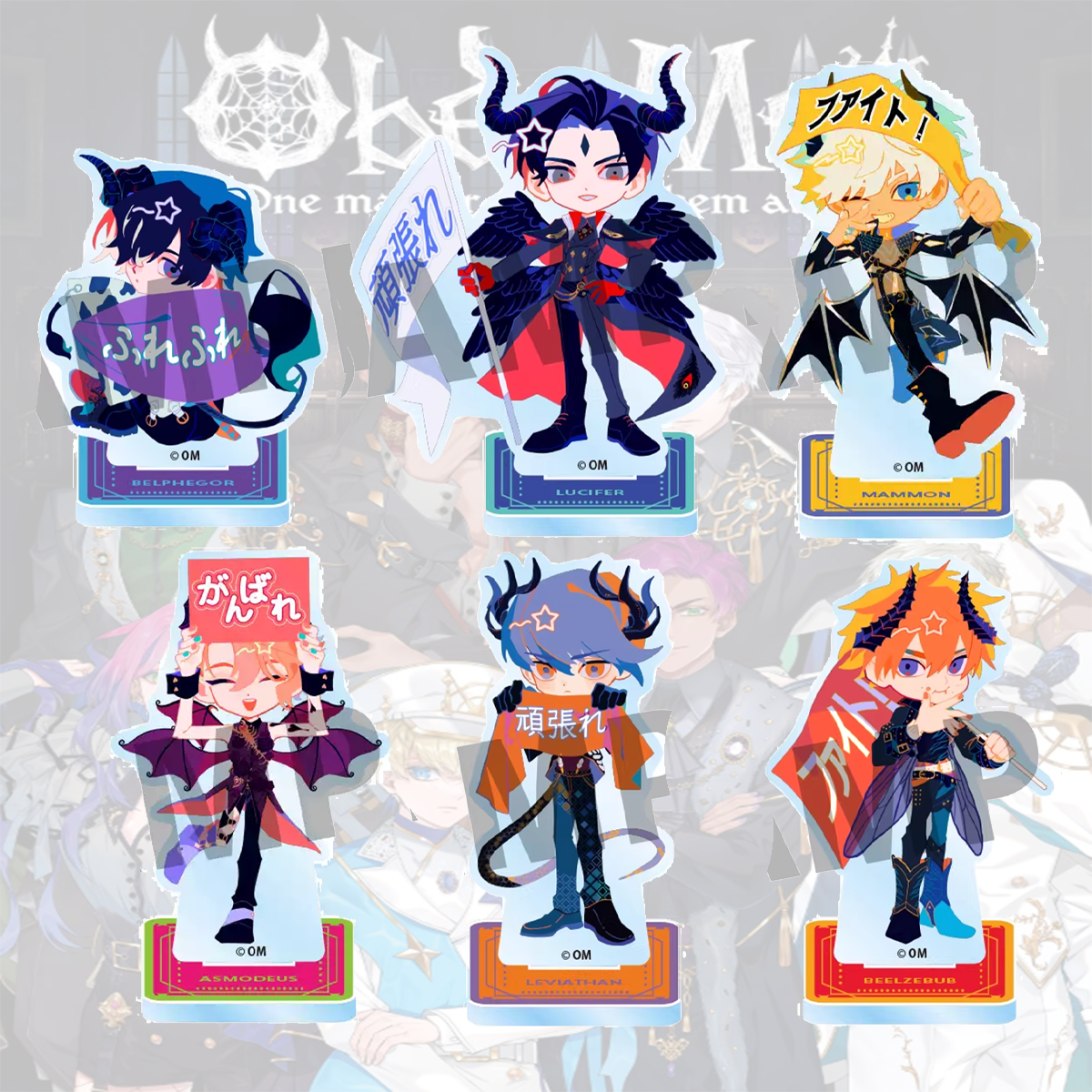 Anime Obey Me! New 10cm Clear  - Desk Setup Home Office のレビューと価格