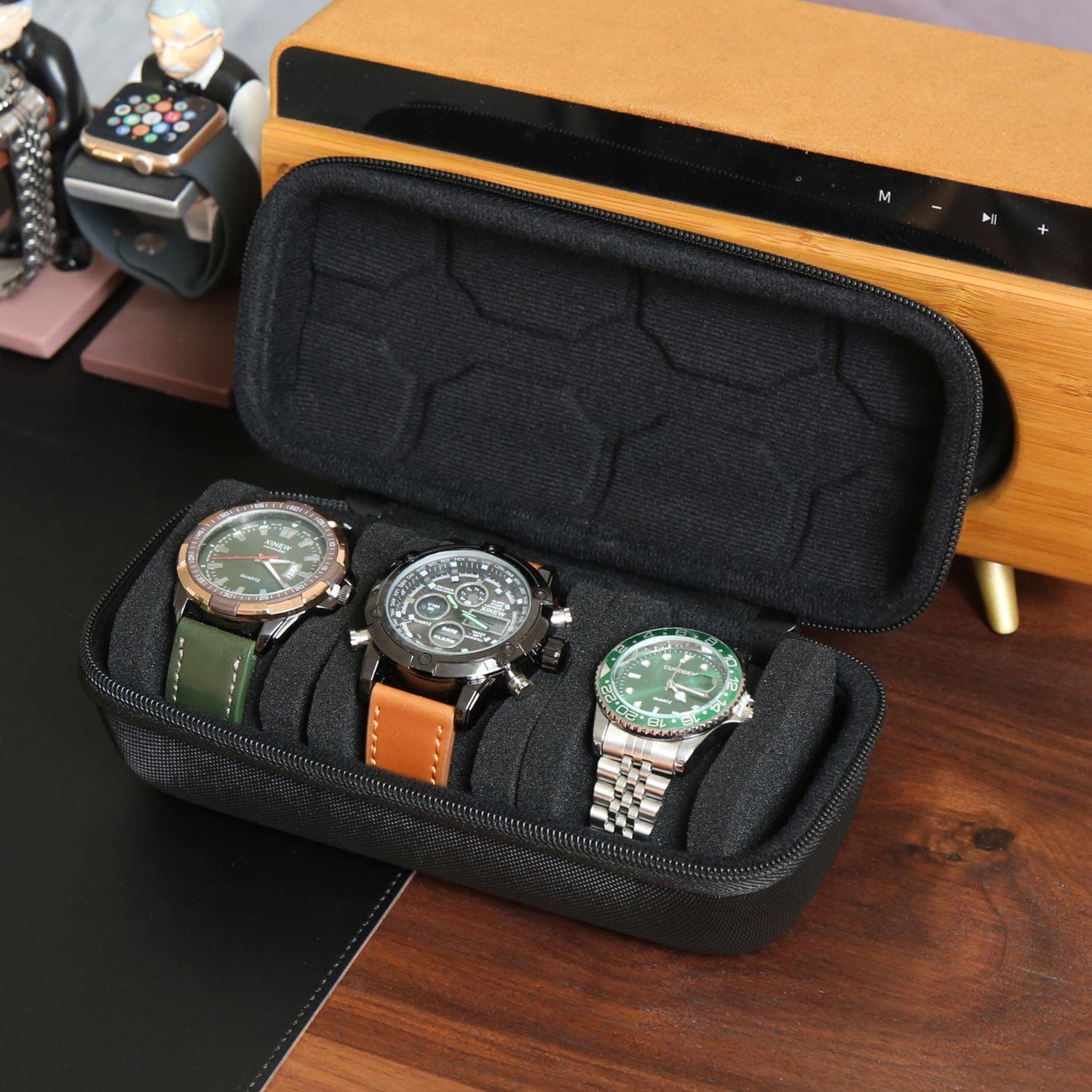 Watch Box Organizer For Men or - Cable Box Organizer のレビューと価格
