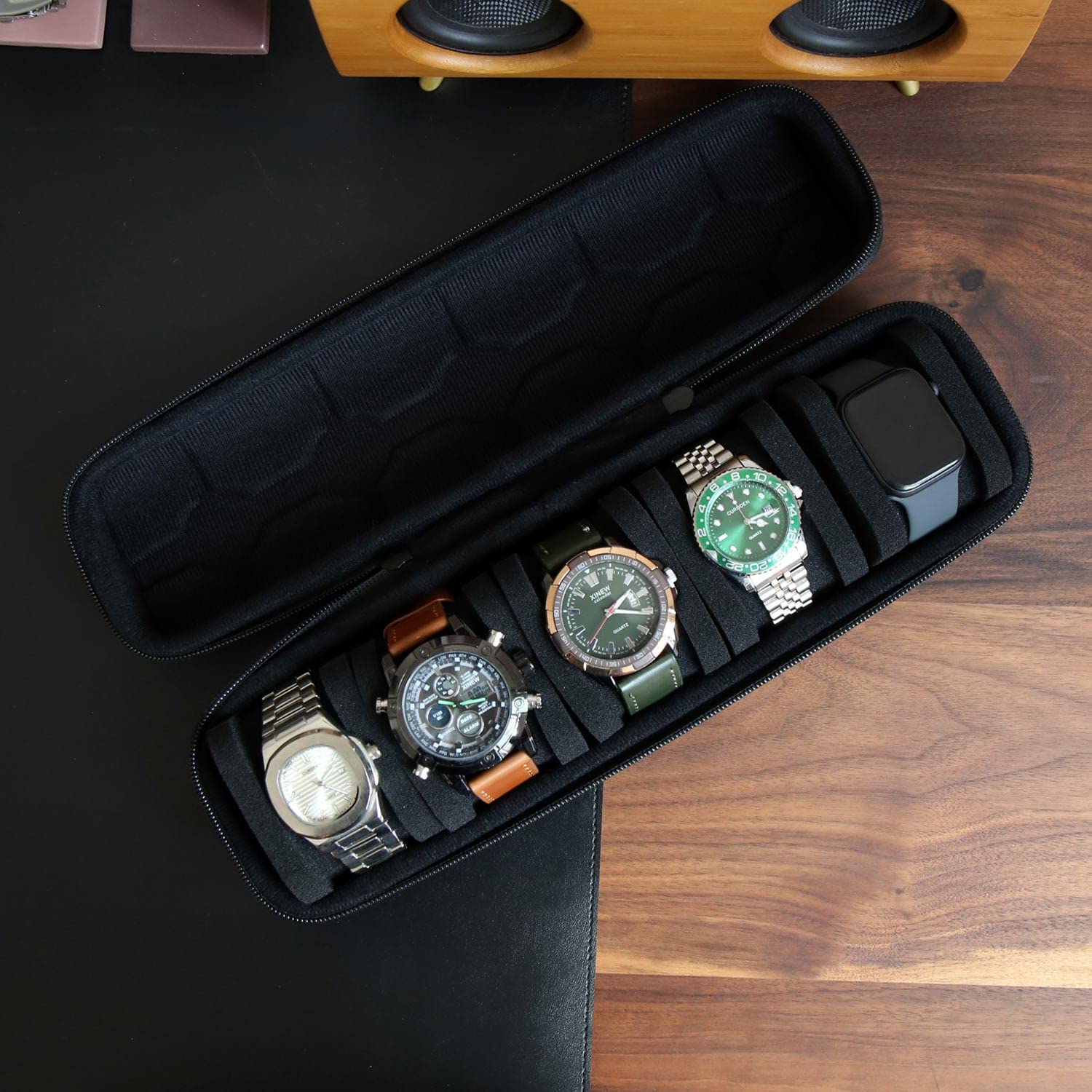 Watch Box Organizer For Men or - Cable Box Organizer のレビューと価格
