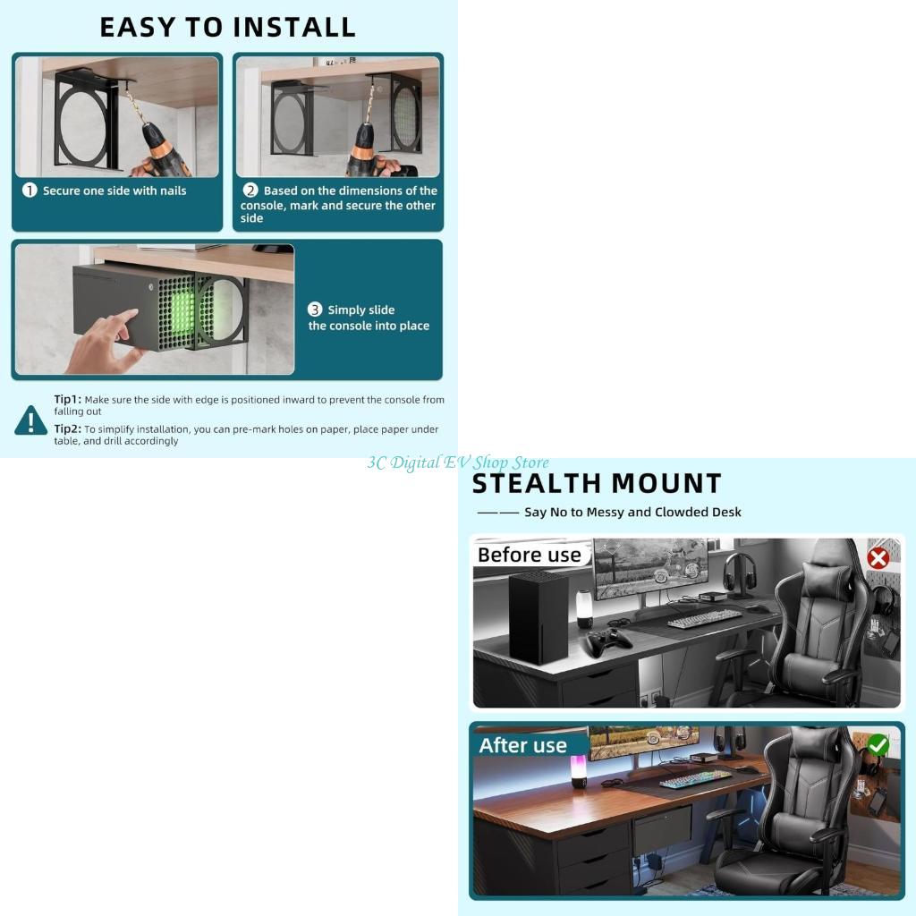 E74D Metal Under Desk Organize - Gaming Desk Setup Xbox のレビューと価格