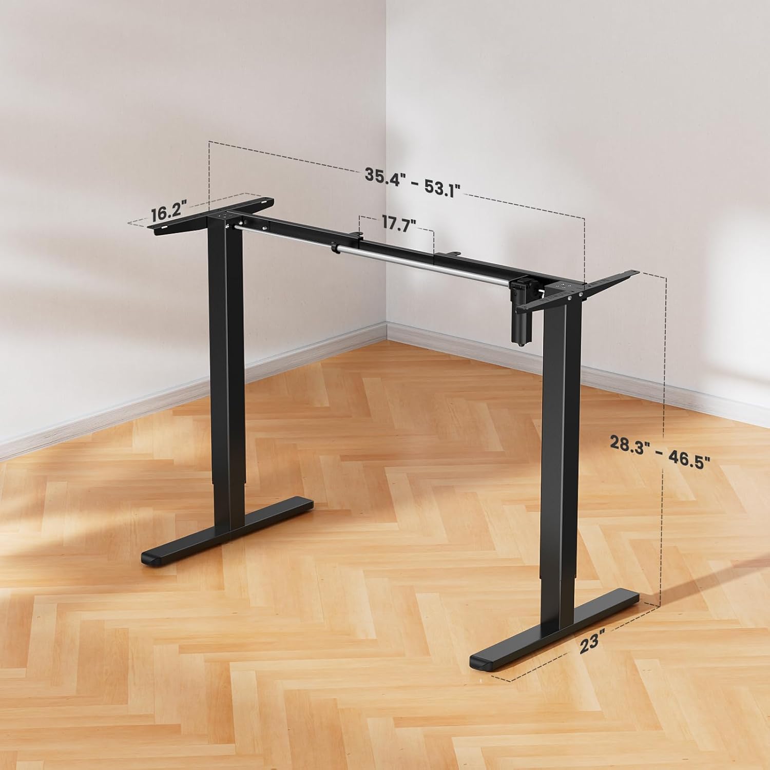 Electric Standing Desk Legs, 4 - Desk Setup Black のレビューと価格