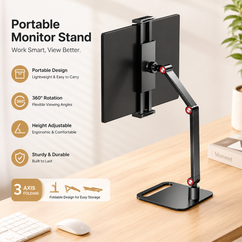 Expandable Portable Monitor Mo - Desk Setup Productivity のレビューと価格