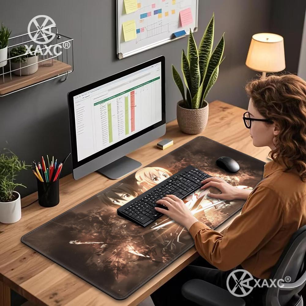 Computer Mouse Pad Gaming Swor - Desk Setup Accessories Aesthetic のレビューと価格