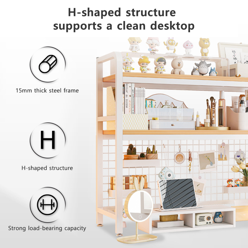Bookshelf Bookcase With Grid D - Desk Setup Productivity のレビューと価格