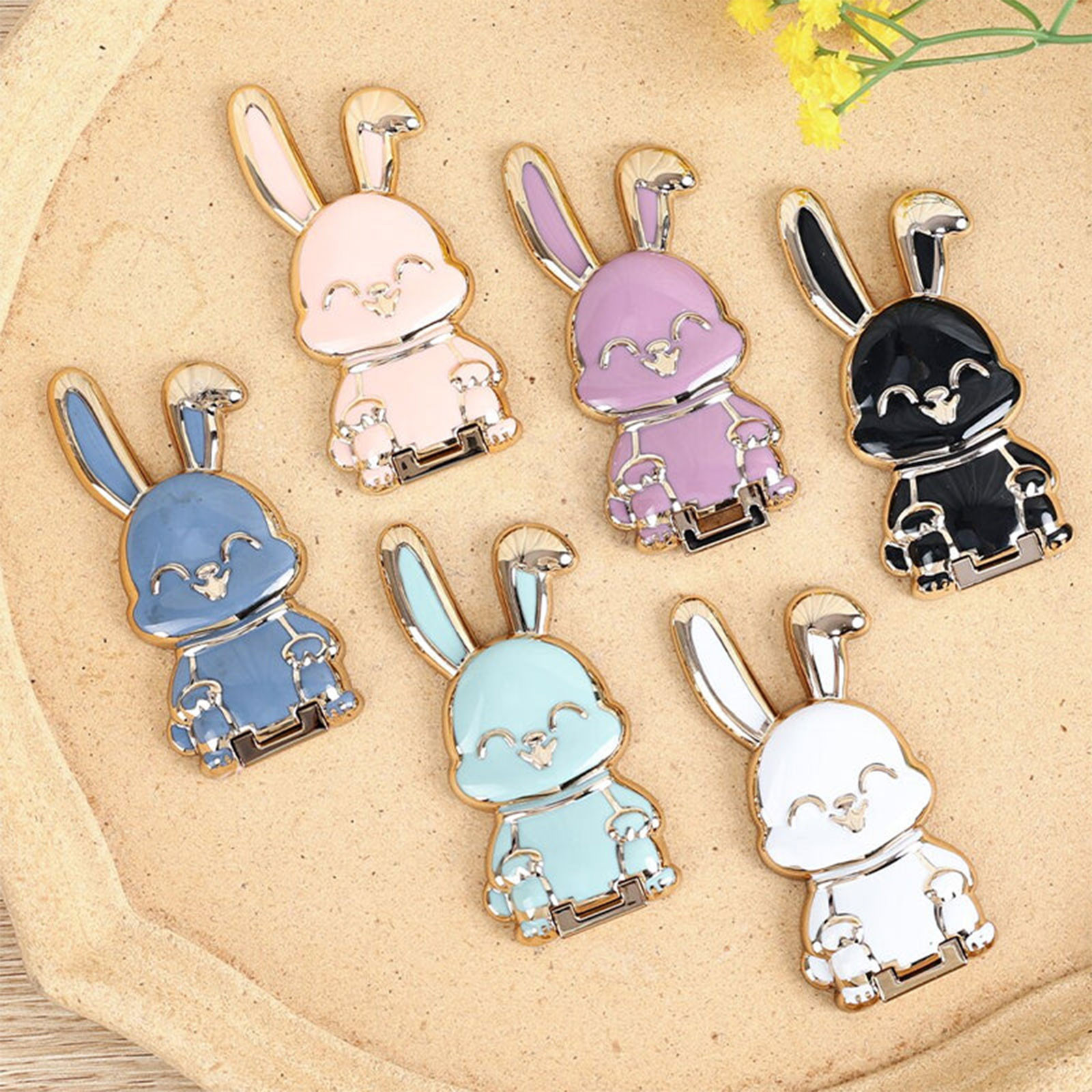 ‌Foldable Bunny Phone Stand Un - Desk Setup Home Office のレビューと価格