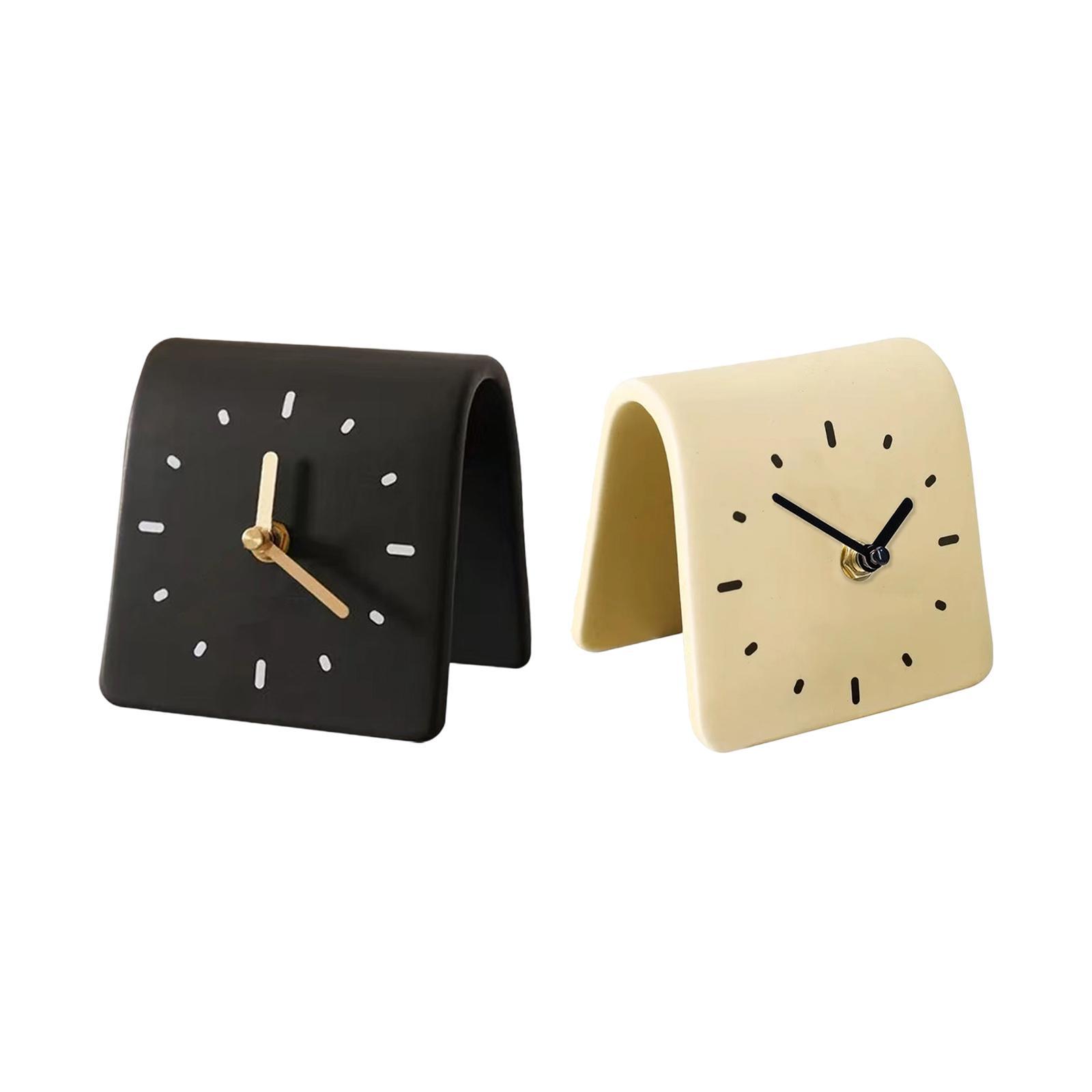 Desk Clock Modern Art Shelf Cl - Desk Setup Productivity のレビューと価格