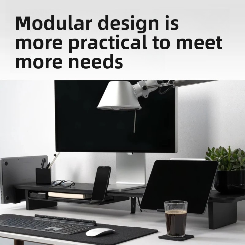 Solid Wood Monitor Riser Stand - Desk Room Setup のレビューと価格