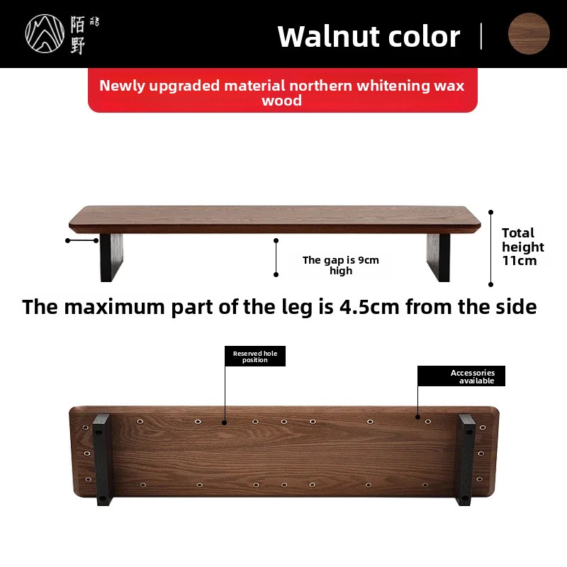 Solid Wood Monitor Riser Stand - Desk Room Setup のレビューと価格