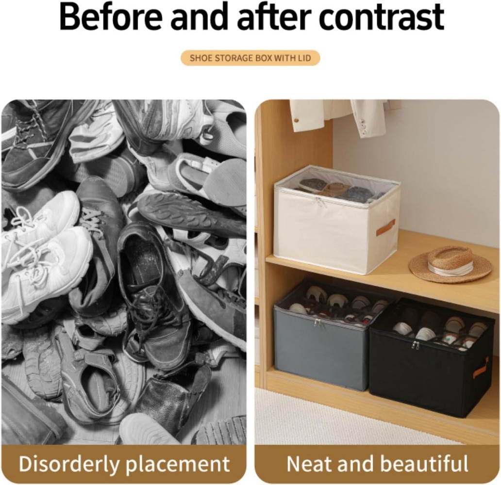 Shoe Storage Box Organizer 600 - Cable Box Organizer のレビューと価格