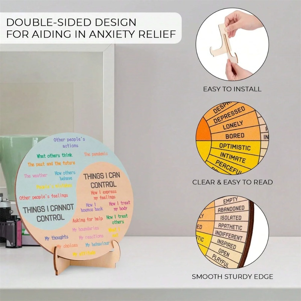 Feelings Wheel Therapy Office  - Desk Setup Home Office のレビューと価格