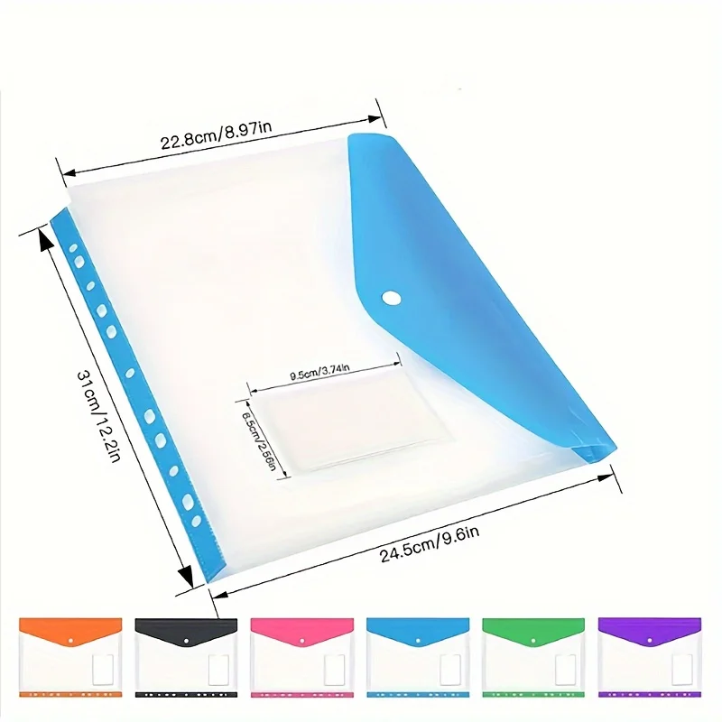 Colorful Plastic File Folders  - Ring Binder Box のレビューと価格