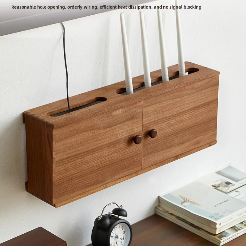 Solid Wood Router Organizer wi - Cable Box Organizer のレビューと価格