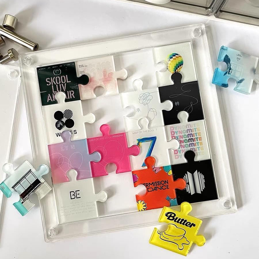 Custom Acrylic Puzzle Display  - Desk Setup Home Office のレビューと価格