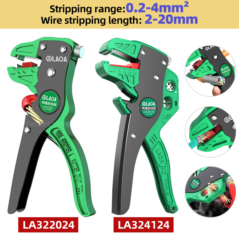 LAOA Wire Stripper Tools Cable - Power Strip Flat のレビューと価格
