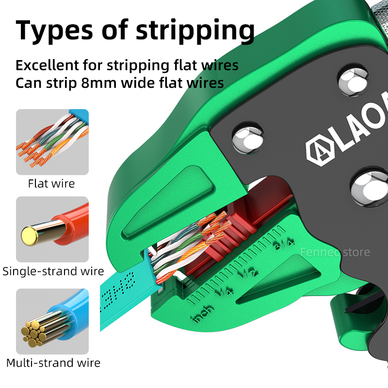 LAOA Wire Stripper Tools Cable - Power Strip Flat のレビューと価格