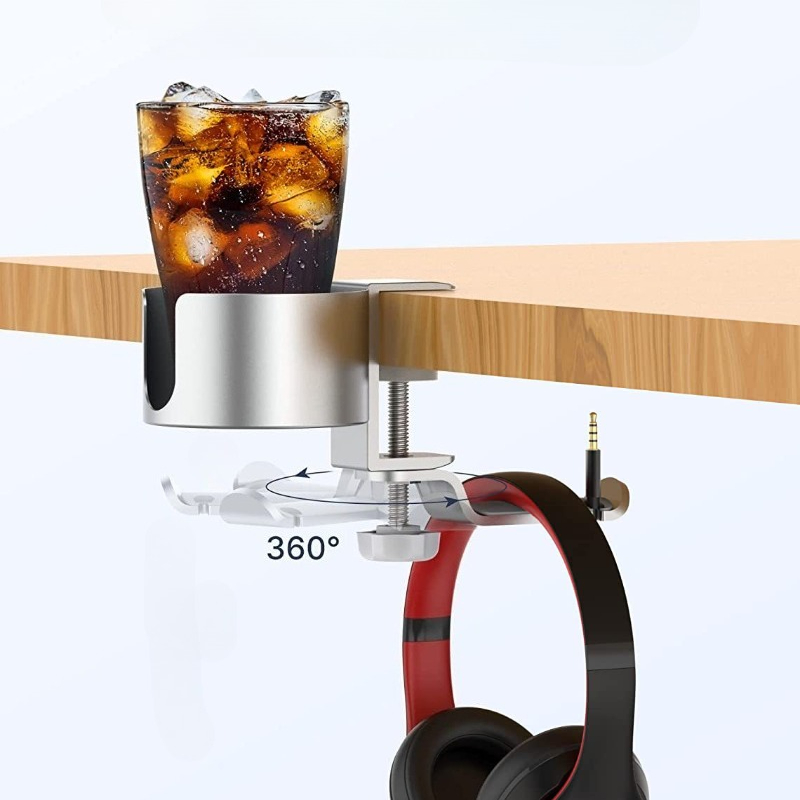 360° Rotating Desk Headphone H - Desk Setup Home Office のレビューと価格