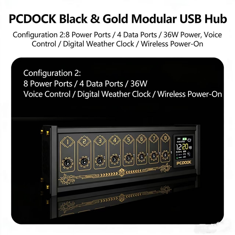 PCDOCK Block USB Desktop Power - Desk Setup With Laptop のレビューと価格