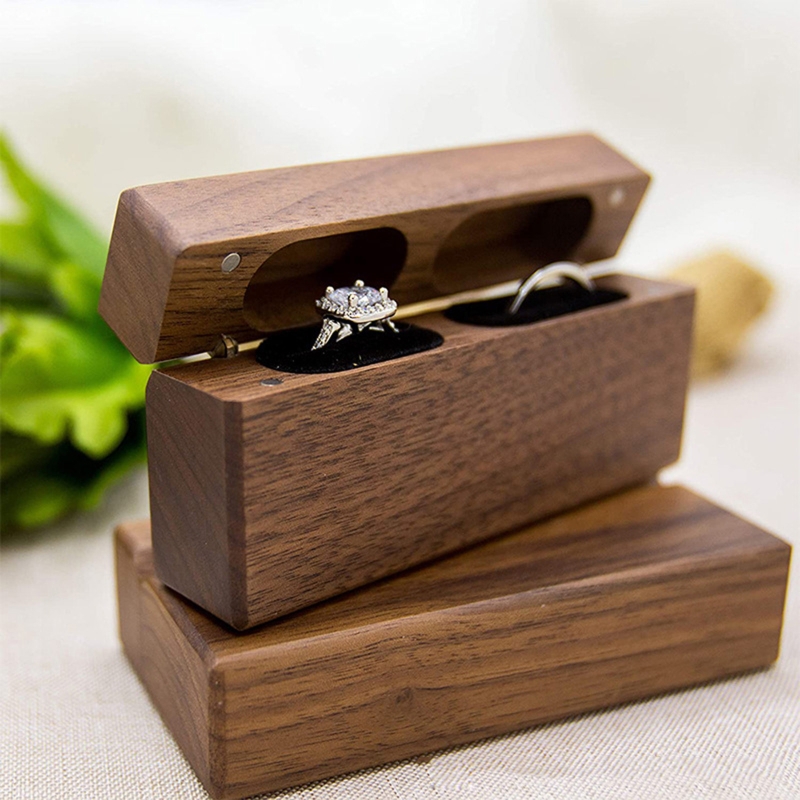 ZB91 Fashion Wood Ring Box for - Ring Binder Box のレビューと価格