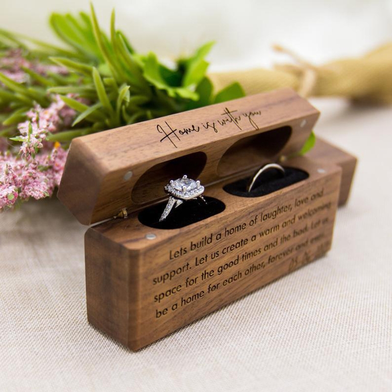 ZB91 Fashion Wood Ring Box for - Ring Binder Box のレビューと価格