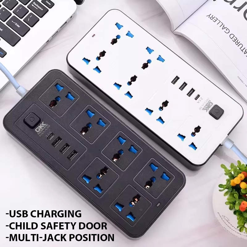 Power Multi Tap Universal Plug - Power Strip Flat のレビューと価格