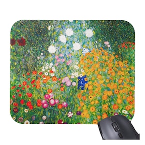 Gustav Klimt Flowers Floral Mo - Desk Setup Accessories Aesthetic のレビューと価格