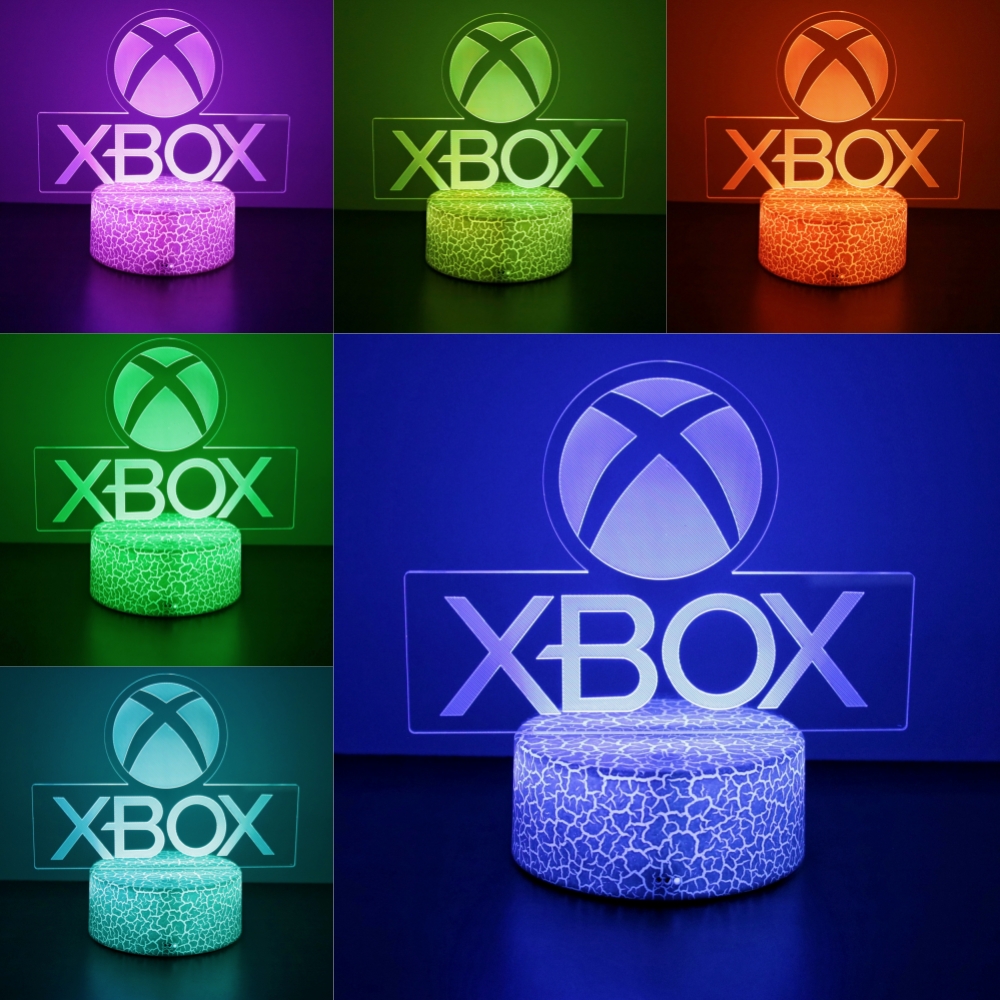 Gaming Lamp 3D Night Light For - Gaming Desk Setup Xbox のレビューと価格