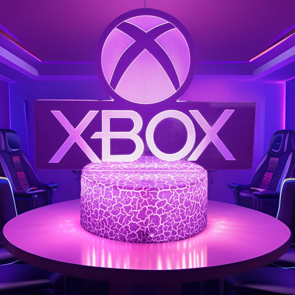 Gaming Lamp 3D Night Light For - Gaming Desk Setup Xbox のレビューと価格