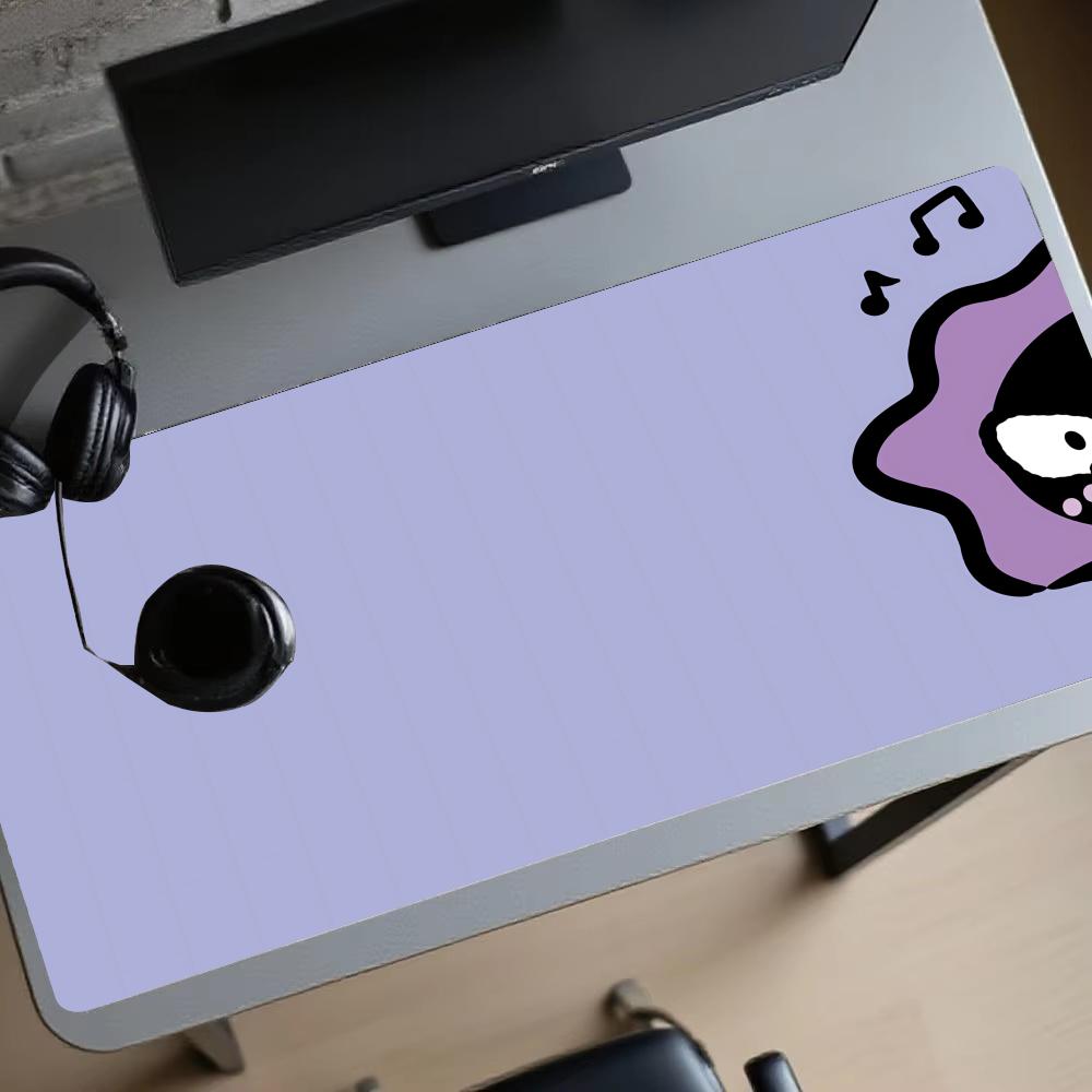 Playmat Cute Purple Expression - Desk Setup Rug のレビューと価格