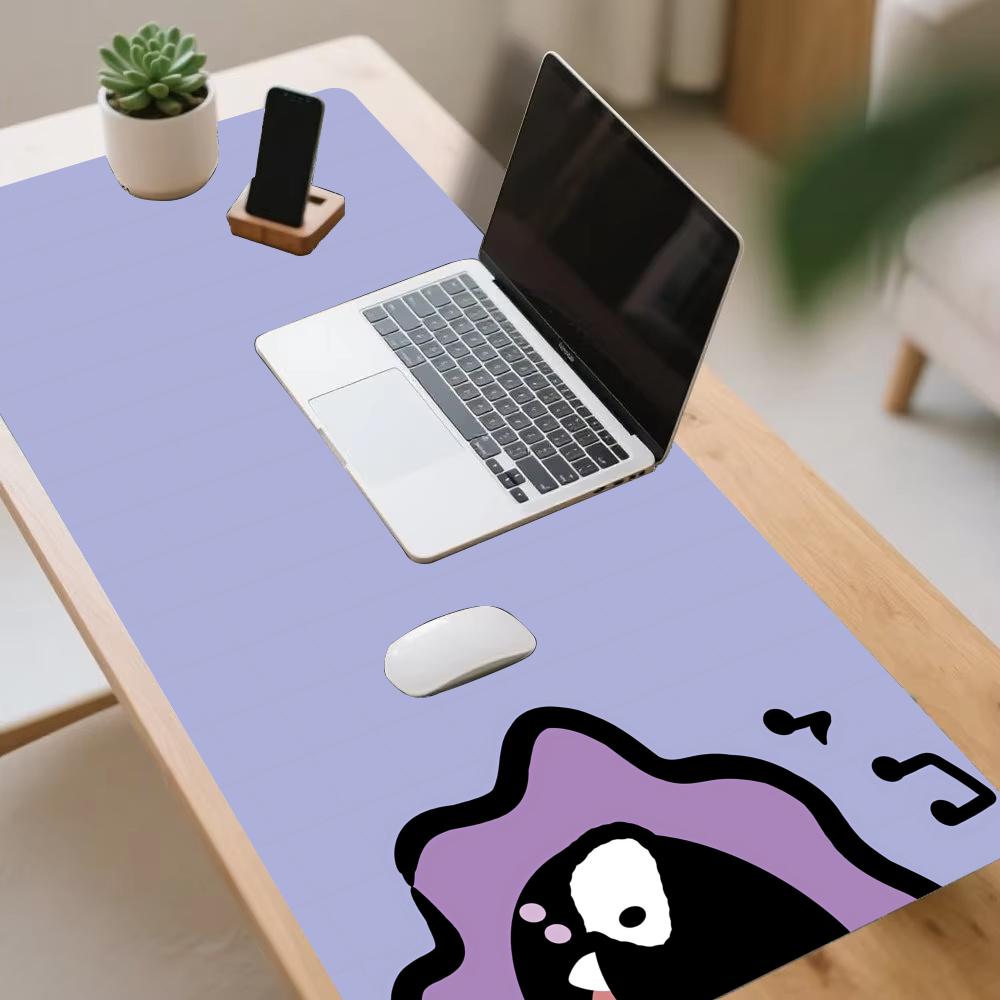 Playmat Cute Purple Expression - Desk Setup Rug のレビューと価格