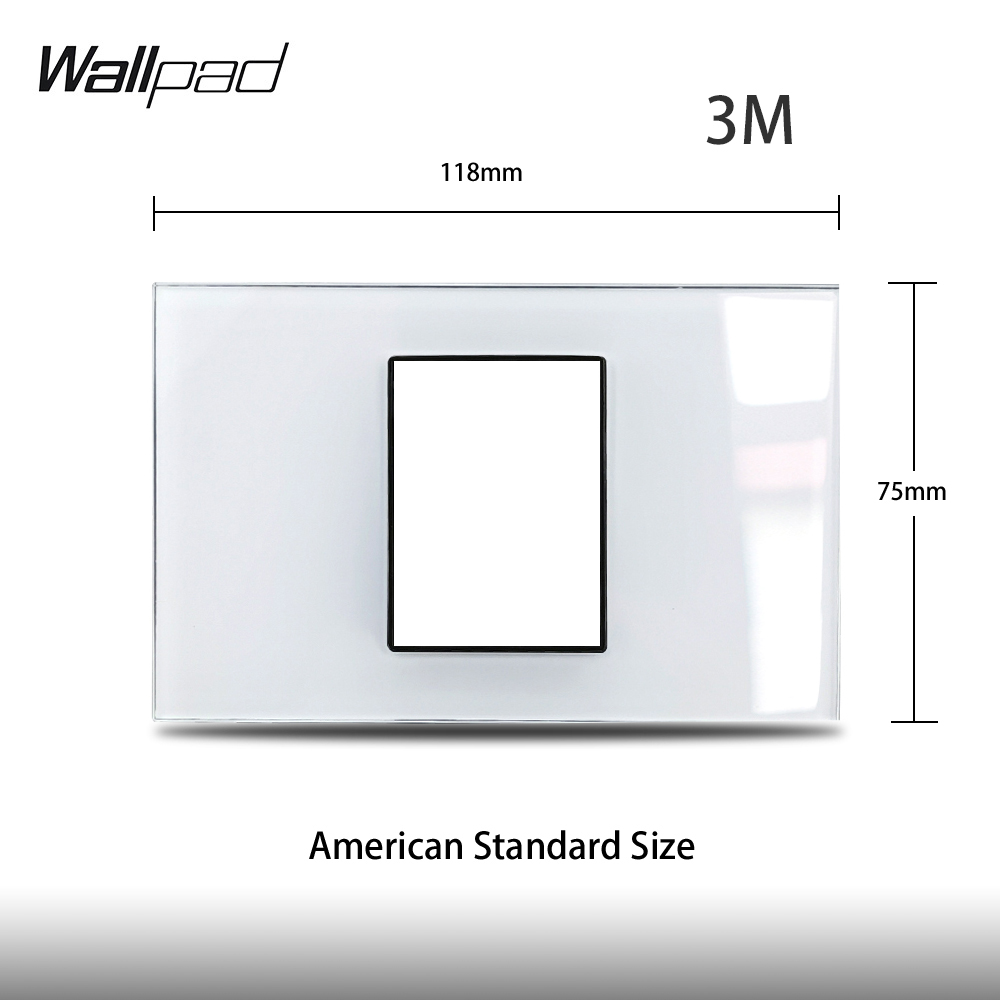 US Italy Type DIY White Glass  - Power Strip Flat のレビューと価格
