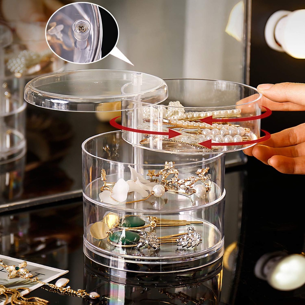 360 Rotating Jewelry Organizer - Cable Box Organizer のレビューと価格