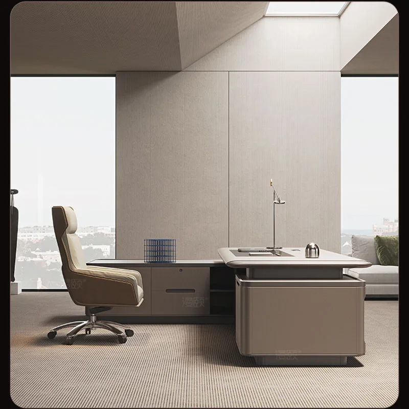 Manicure White L Shaped Wooden - Desk Setup Home Office のレビューと価格
