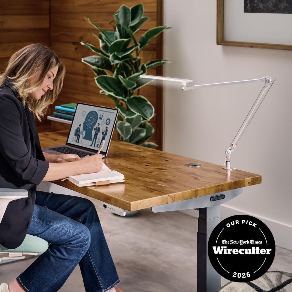 Adjustable 3-Color LED Desk La - Desk Setup Home Office のレビューと価格