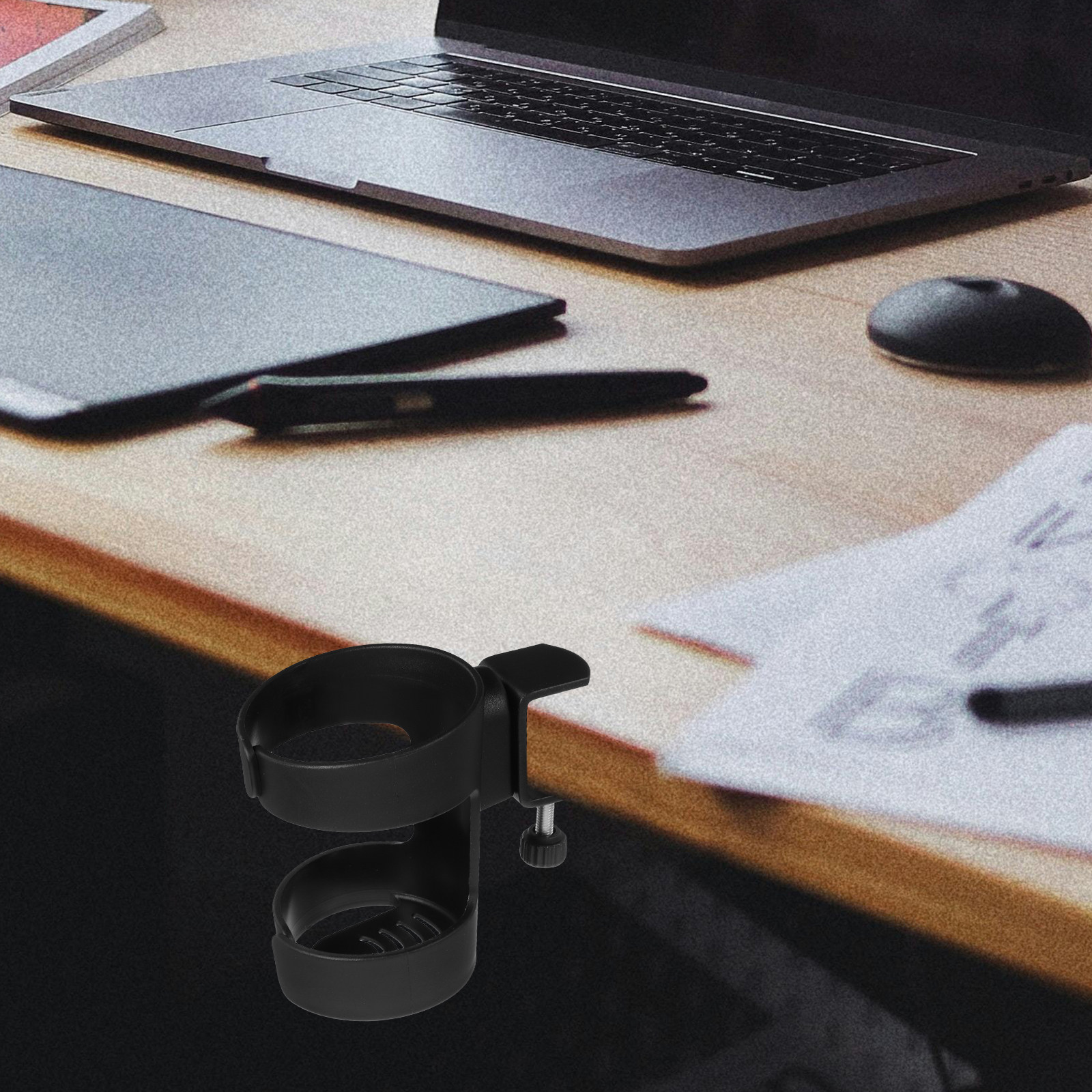 Desk Cup Holder Clamp Adjustab - Desk Setup Home Office のレビューと価格