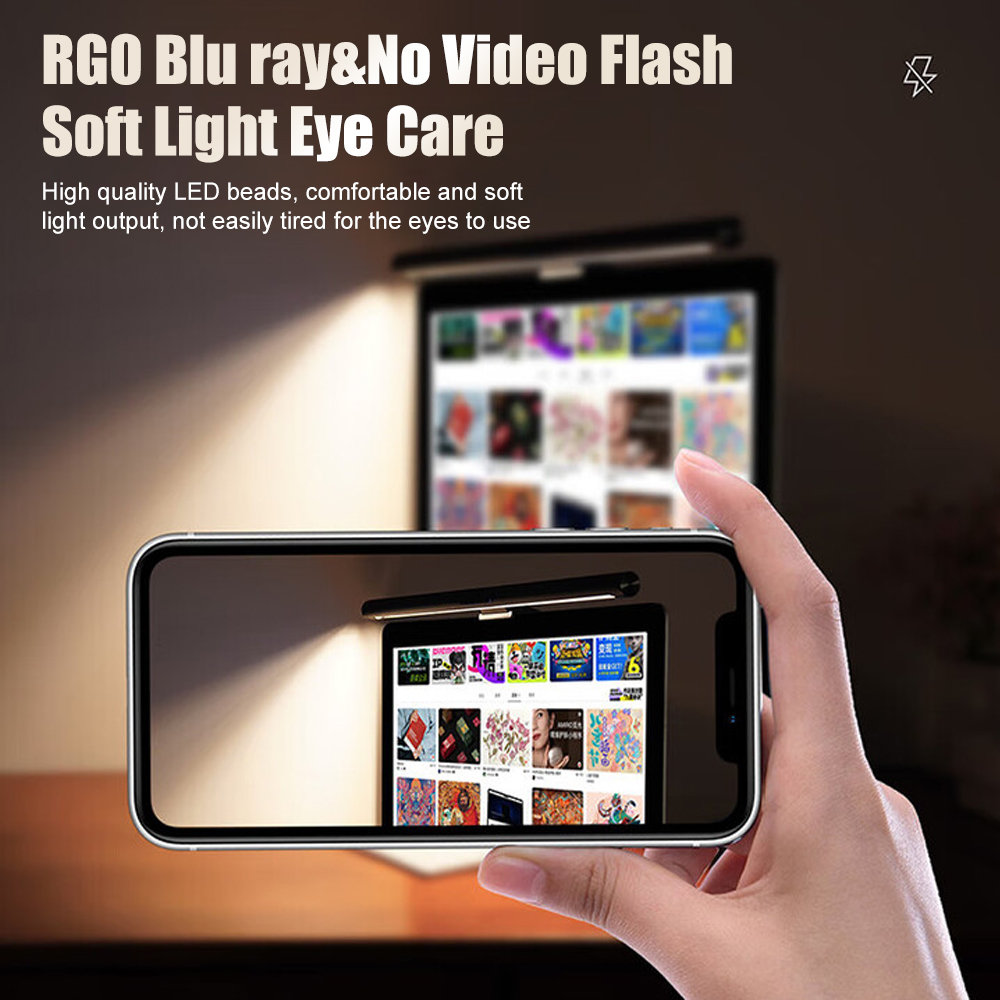 RGB Lightbar Monitor Light Bar - Desk Setup Black のレビューと価格